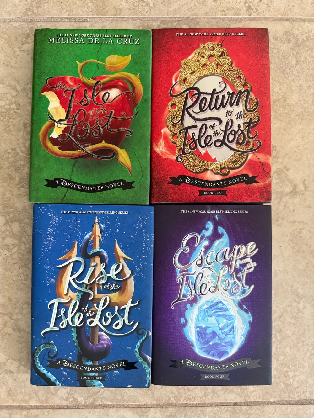 4 Descendants Novels - Hardcovers
